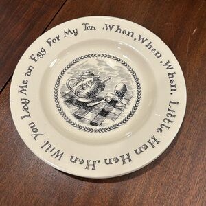 Charming Emma Bridgewater Nursing Rhyme plates (2)